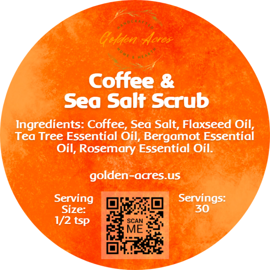 Coffee & Sea Salt Scrub