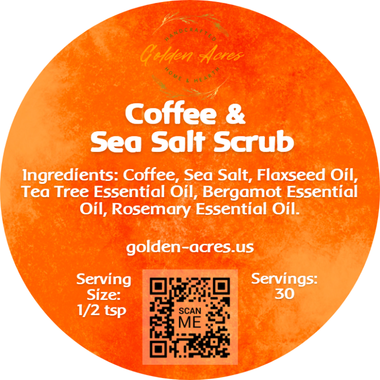 Coffee & Sea Salt Scrub